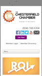 Mobile Screenshot of chesterfieldchamber.com